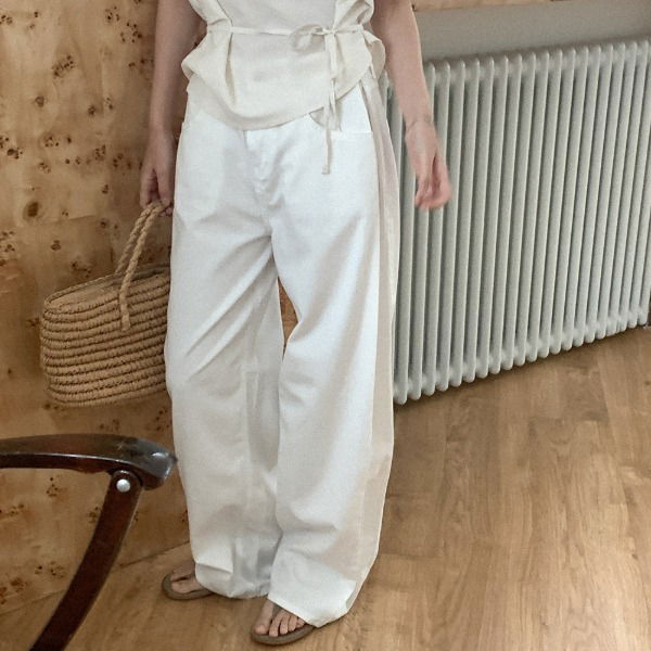 Daeed Dart Wide Cotton Pants