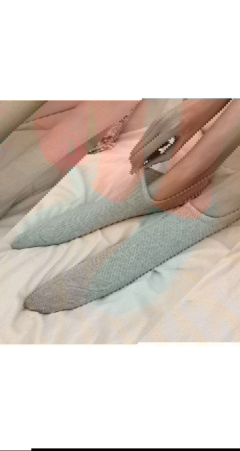 리리앤코 쫀득젤리 골지 덧신