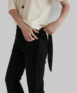 Keynode Layered Wrap Scarf