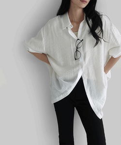 Seitin Loose-fit nylon shirt