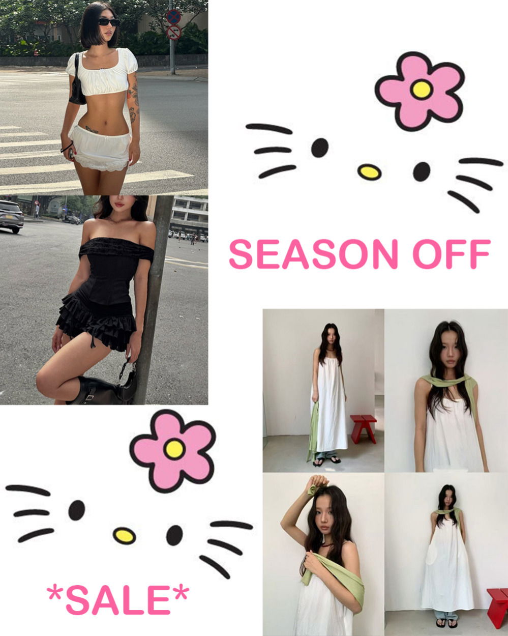 9,900 won two-piece & Dress sale
