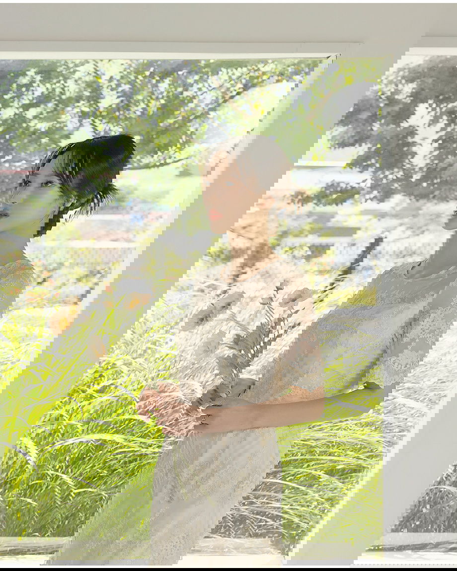 리리앤코 [웨딩룩] 모리앙드 레이스 오간자 롱 원피스