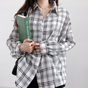 Summer Roy Check Long Shirt