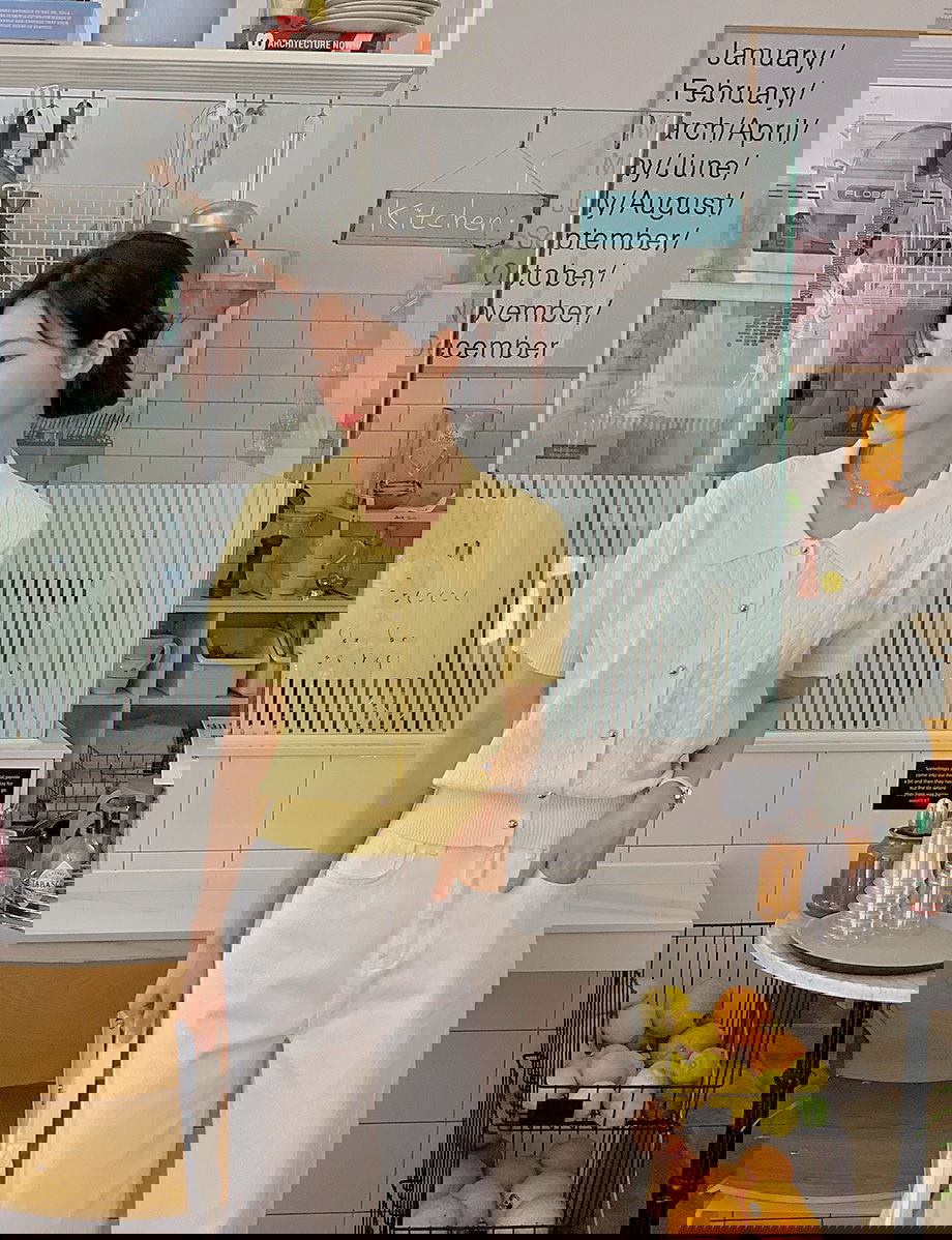 켄더리븐 케이블 카라 니트 가디건