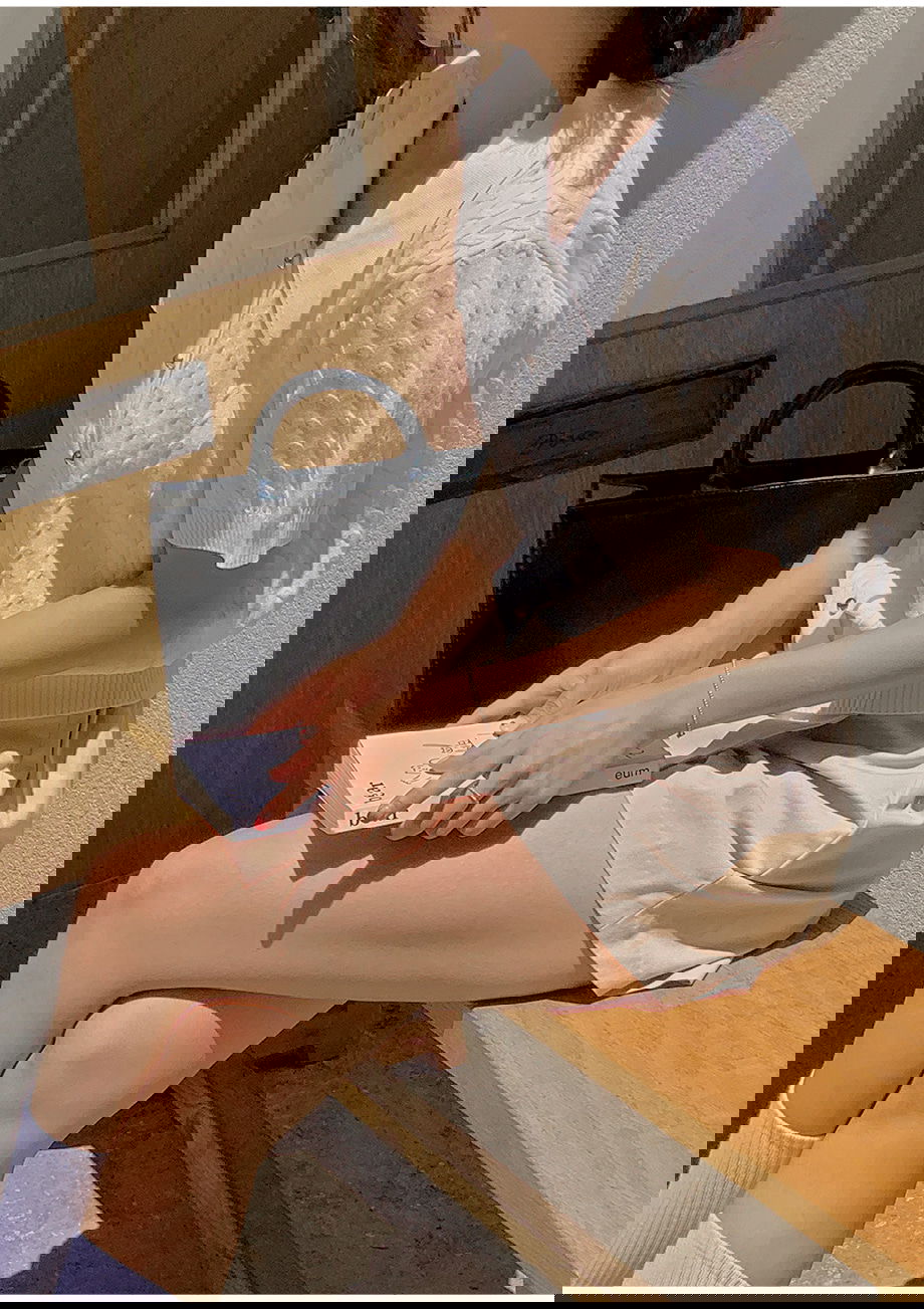 켄더리븐 케이블 카라 니트 가디건