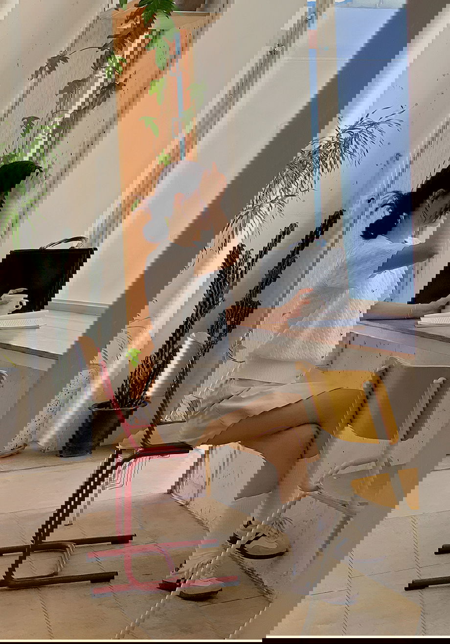 켄더리븐 케이블 카라 니트 가디건