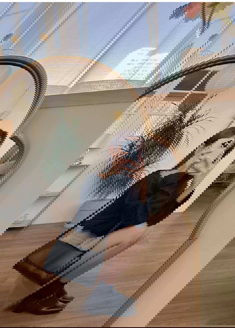 매그얼드 스퀘어 투웨이 숄더백