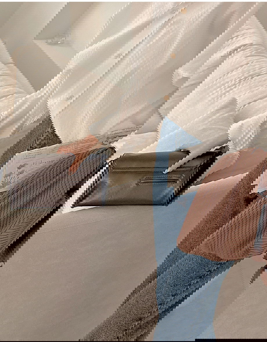 매그얼드 스퀘어 투웨이 숄더백