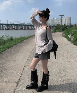 리차 스터드 논페이드 숏 데님 팬츠 (2color)