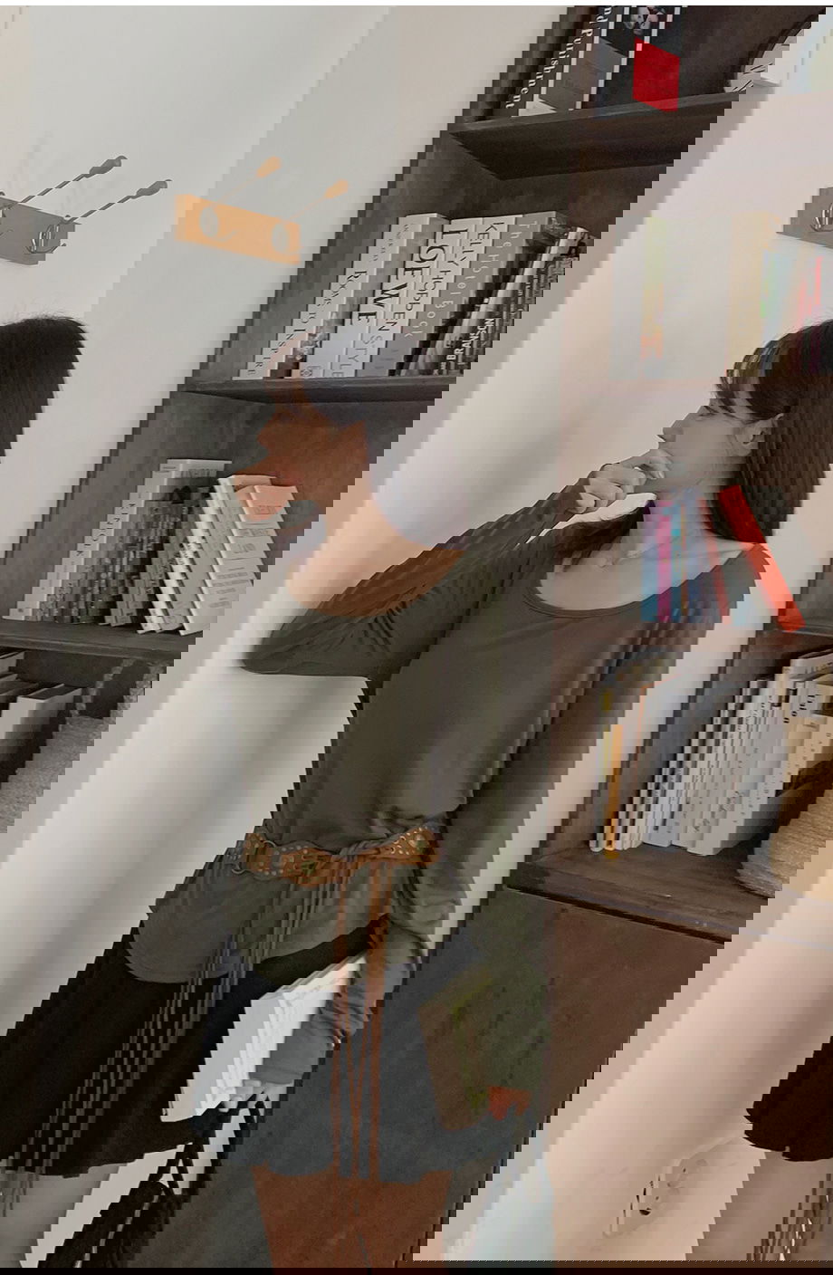 리리앤코 세이브딘 스판 보트넥 루즈핏 티셔츠