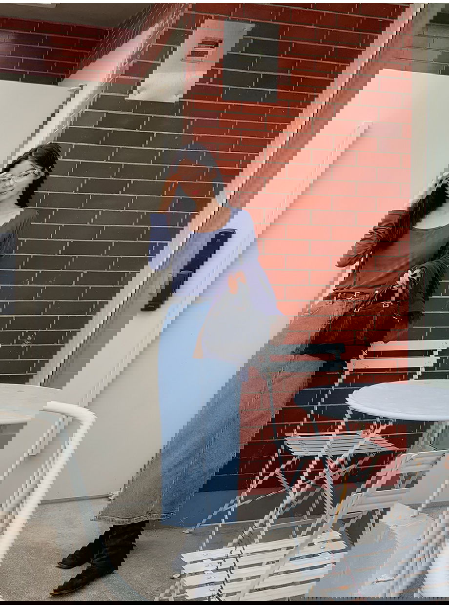 리리앤코 세이브딘 스판 보트넥 루즈핏 티셔츠