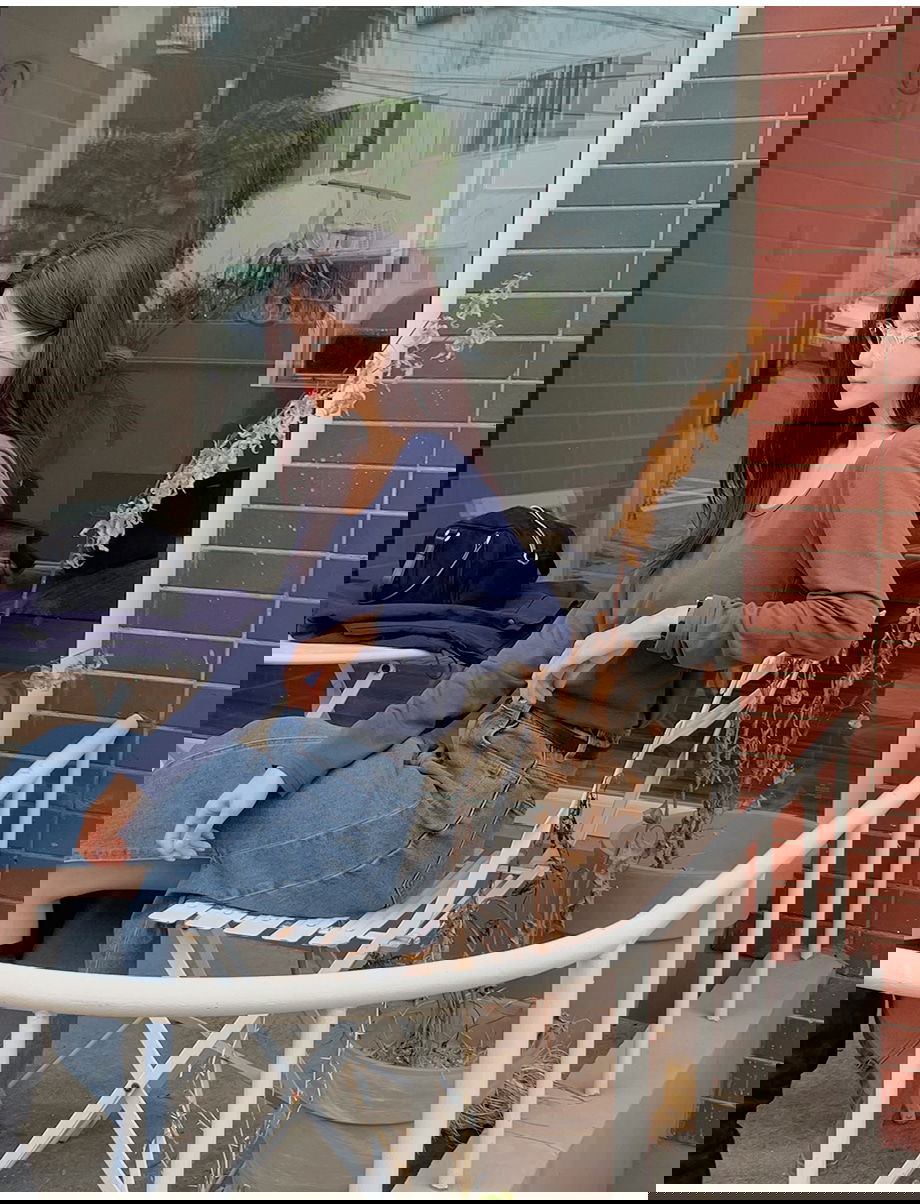 리리앤코 세이브딘 스판 보트넥 루즈핏 티셔츠