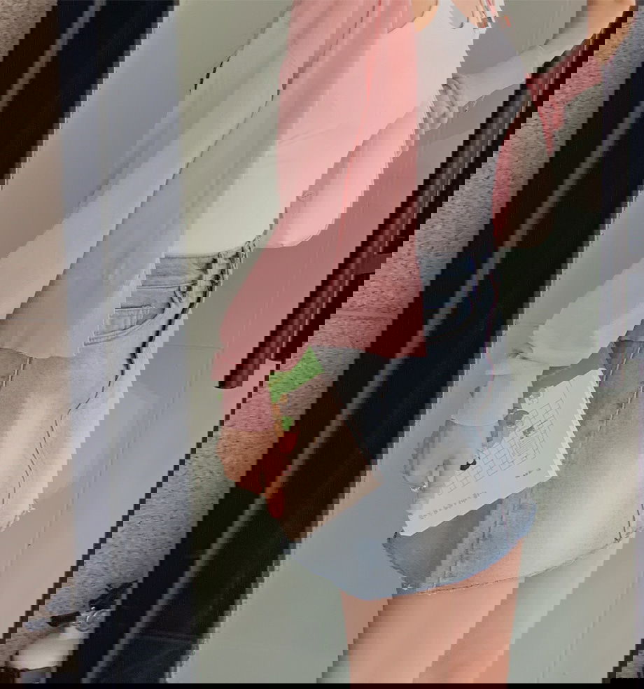 리리앤코 코르니푸 워싱 데님 포켓 미니 스커트