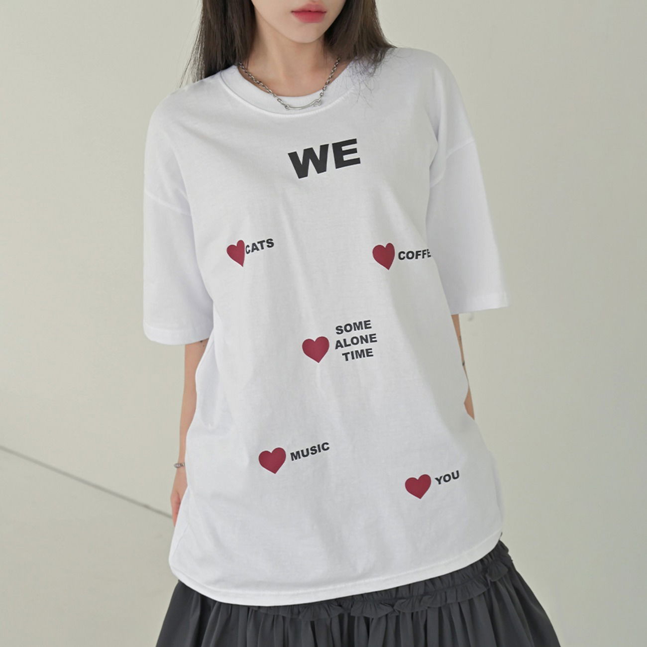 Vernon Heart Print T-shirt