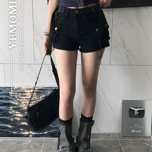 미들 벨트 카고 숏 팬츠