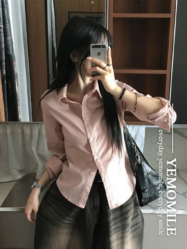 그릭 슬림 셔츠