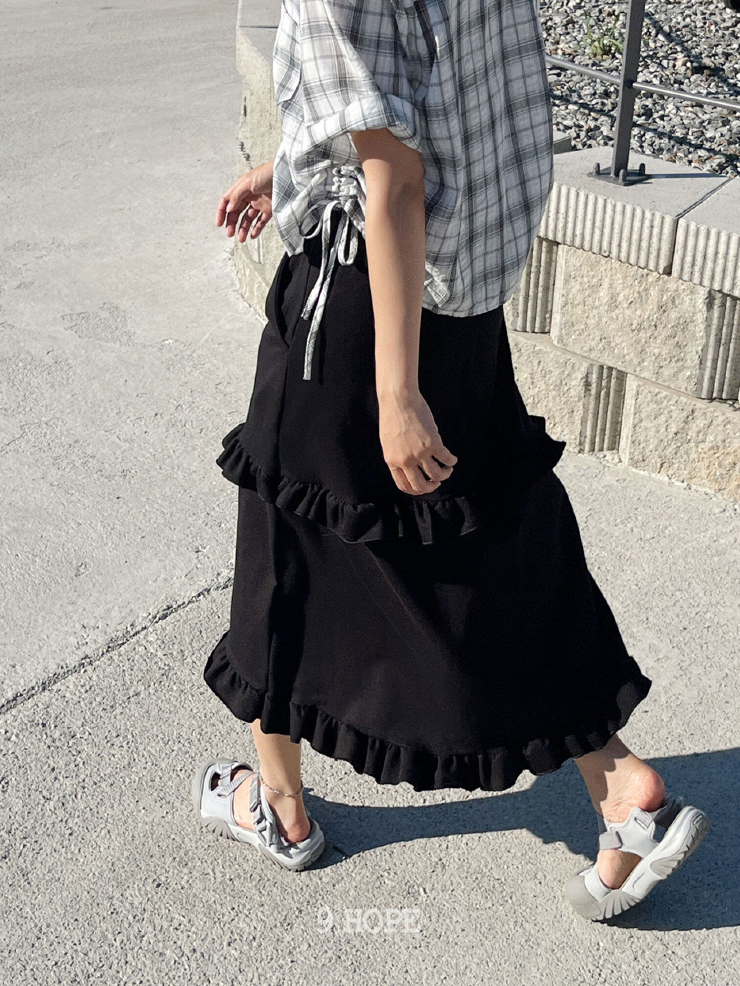 tiered-skirt