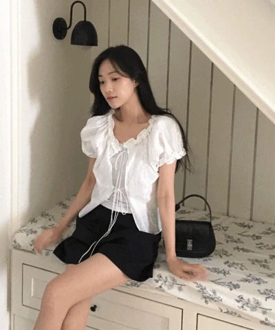 토스트 투웨이 블라우스 (펀칭, 자수, 레이스, 러블리)