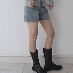 베르딘 빈티지 워싱 데님 쇼츠 (여름/간절기/반바지/캐주얼/청바지/데일리룩/캐주얼/캠퍼스룩)