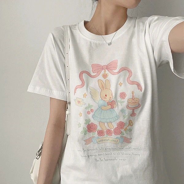 Rabbit Vintage Short Sleeve T-Shirt