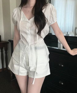 Nuelle Puff Strap Blouse - 2 Colors