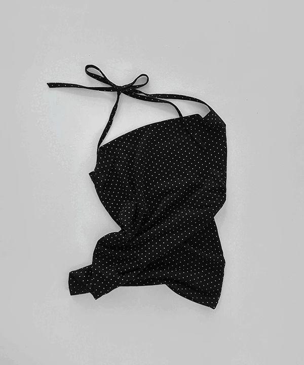 Eldia Dot Halter Sleeveless