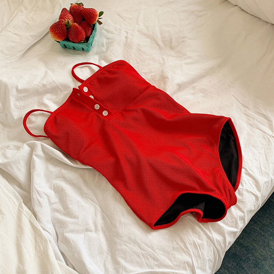 #ONEDAY Teener Button Monokini