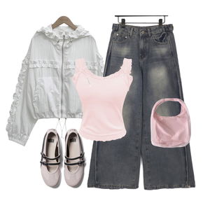 jacket,jeans,sleeveless 코디