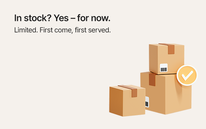 In stock? Yes – for now.