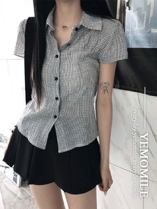 Clover Slim Check Short Sleeve Shirt