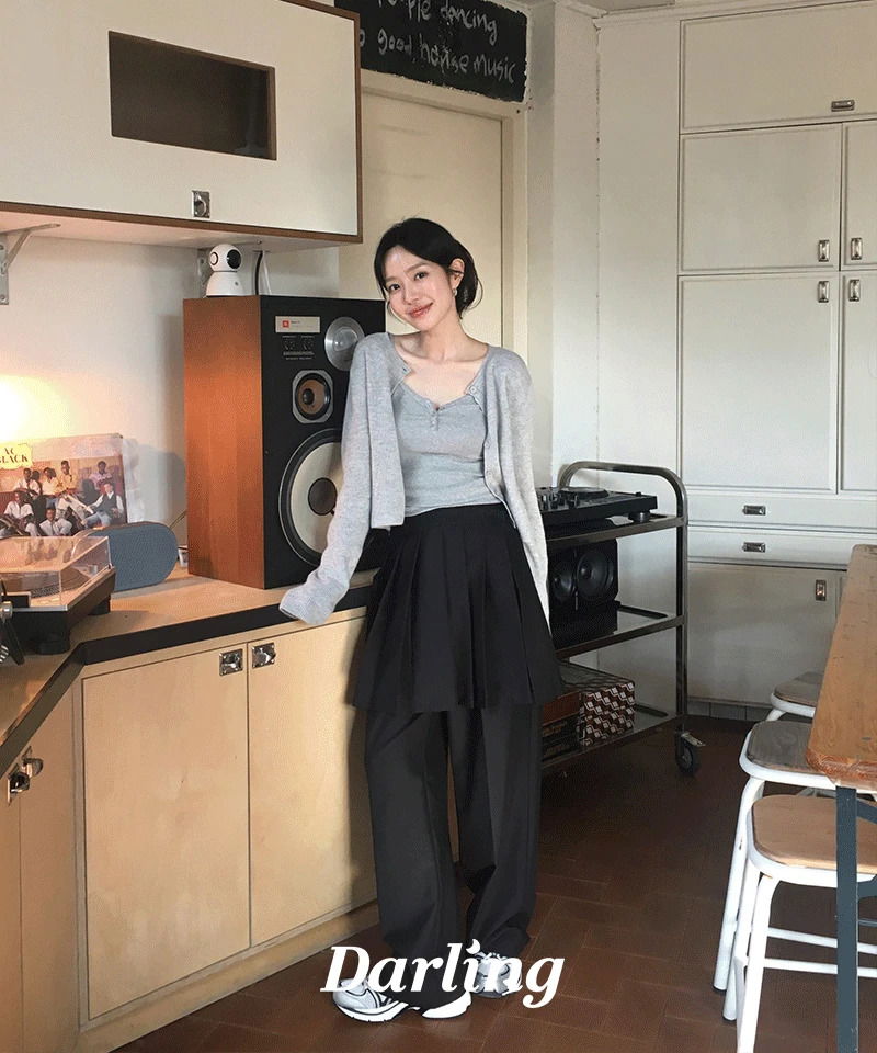 Bruno Wrap Layered Skirt (Layered, Guest Look, Wrap Skirt, Skirt Pants)
