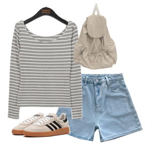 ShortPants,LongSleeve,sneakers 코디