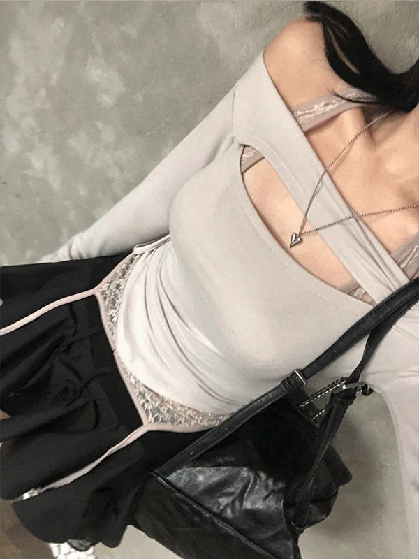 Blin Halter Lace Sleeveless