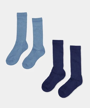 Lour Color Ribbed Socks