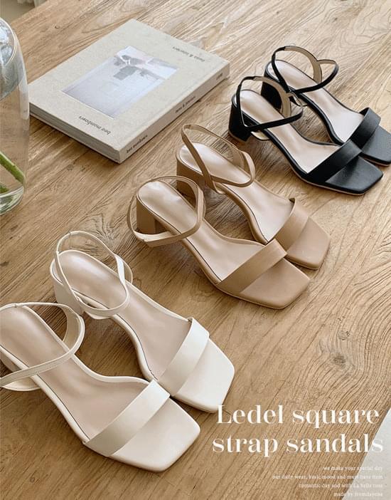 르델 스퀘어 스트랩샌들