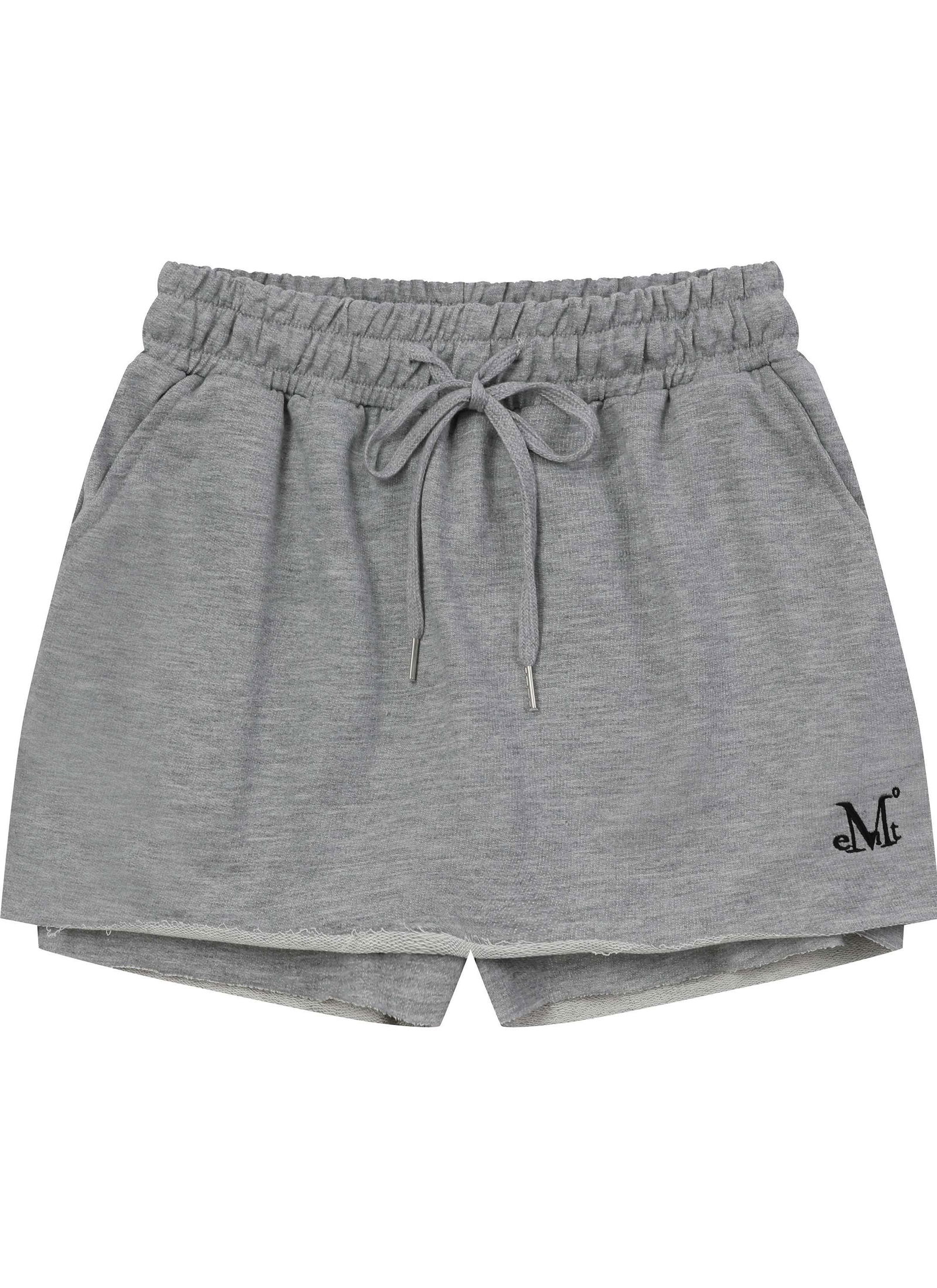 DAMAGE SWEAT PANT SKIRT Damage sweat skirt pants (black, gray)