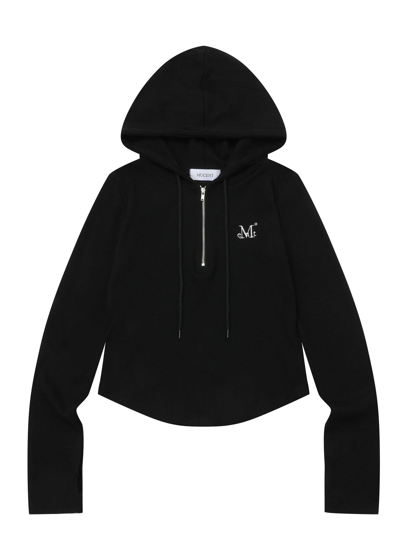 LEVEN WAFFLE KNIT HALF ZIP UP (2Color) 레븐 와플 니트 하프 집업 (2컬러)