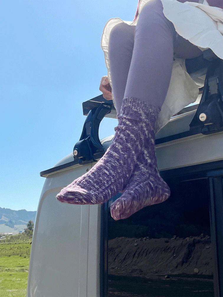Color Bokeh Socks
