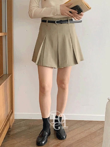 Frea pleated mini skirt