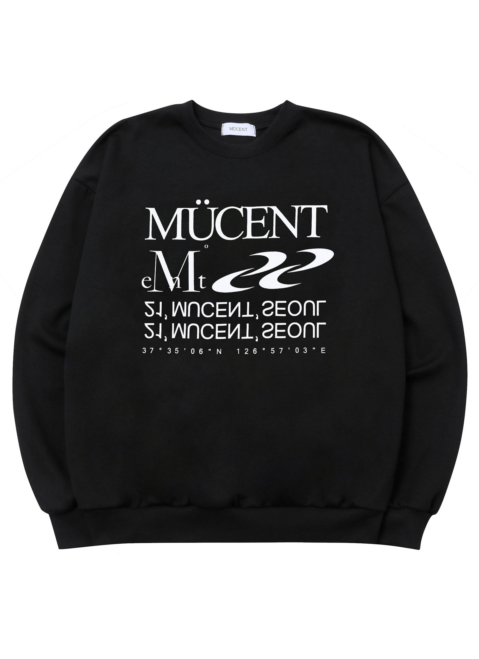 ESSENTIAL LETTERING LOOSE FIT Sweatshirt Essential Lettering Loose-fit Long Sleeve Sweatshirt (2 Colors)