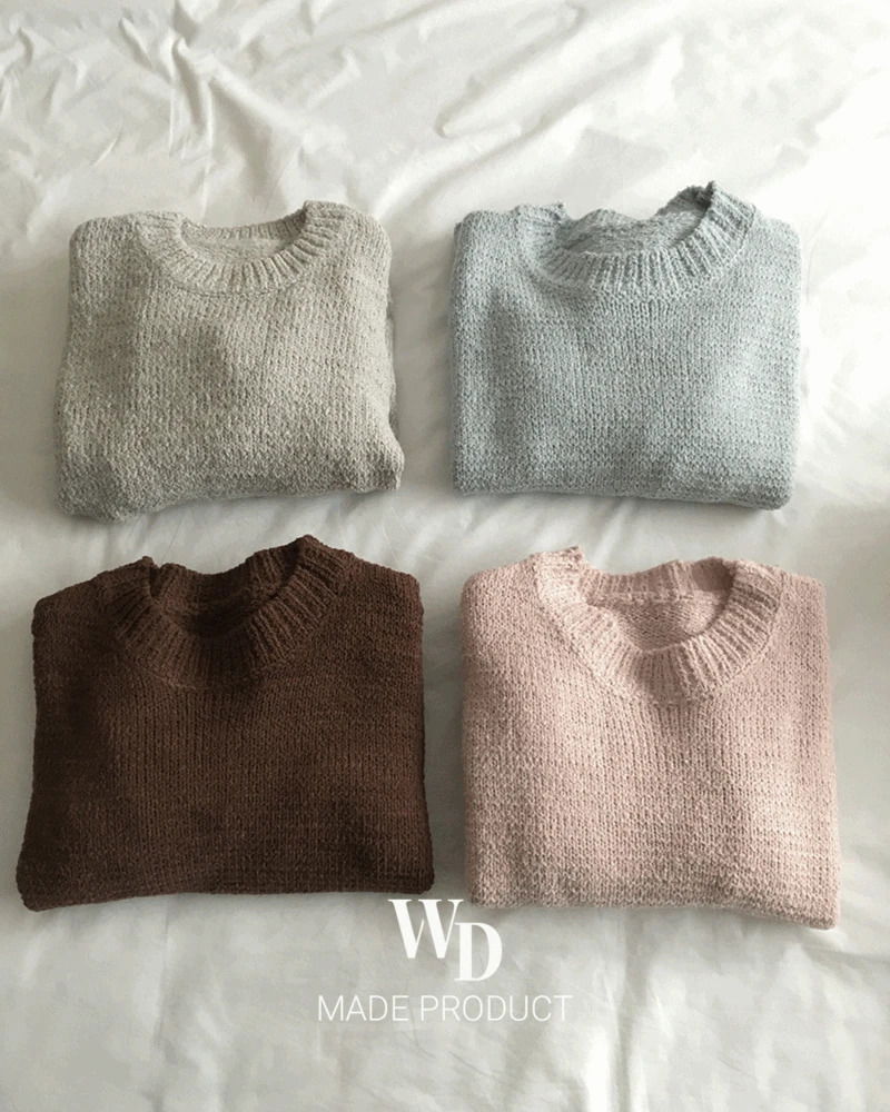 Hug Basic Round Knitwear