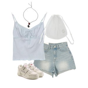 ShortPants,sleeveless,sneakers 코디