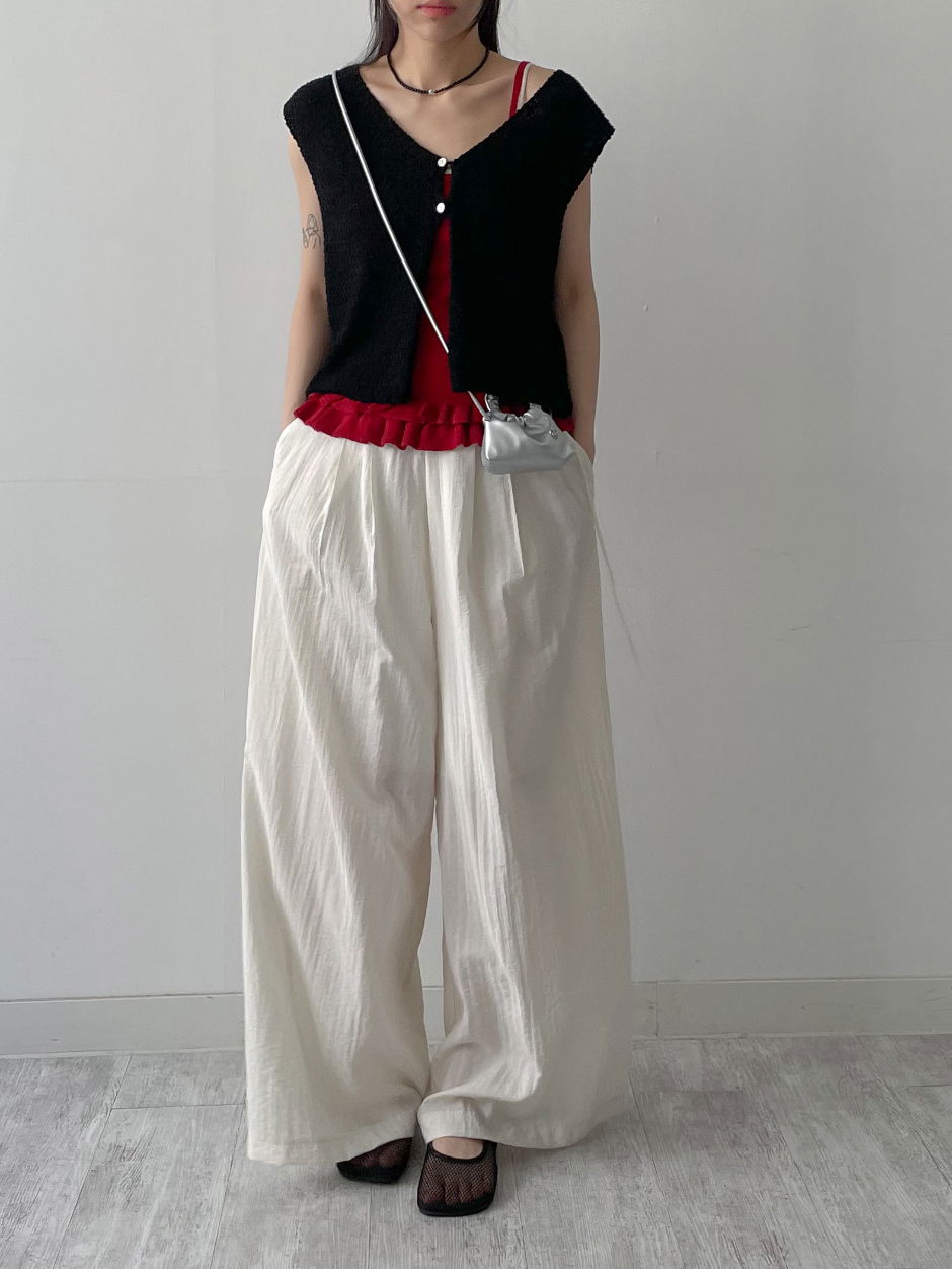 민소매 모델 착용 이미지-S5L23