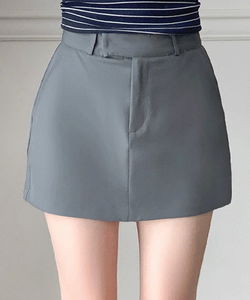레코드 미니 스커트 (속바지안감)