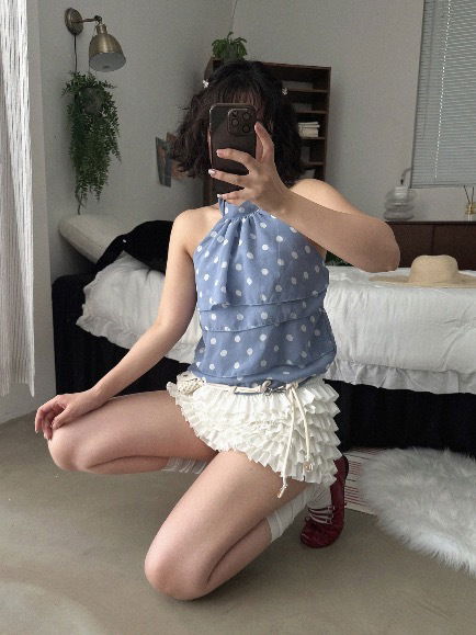 FRILL CAN CAN SKORTS (WHITE)