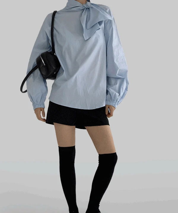 Lumiere Ribbon Tie Blouse