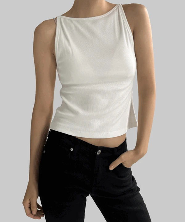 Endree Basic Boatneck Sleeveless