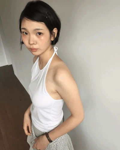 쏠티 홀터넥 나시 (3color) *아이보리 당일 발송 가능