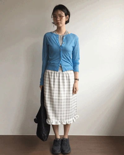 팅글 시스루 가디건 (6color)