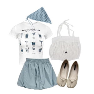 ShortSleeve,skirt,ShoulderBags 코디